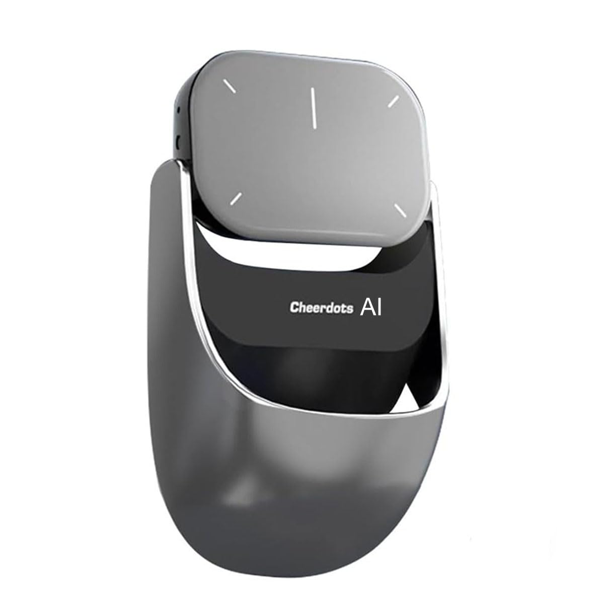 

Cheerdots2 AI Wireless Air Bluetooth Presentation Mouse with Voice ChatGPT USB Silver Mouse, Mouse, Enabled, Input/Transcription Support, Integration,