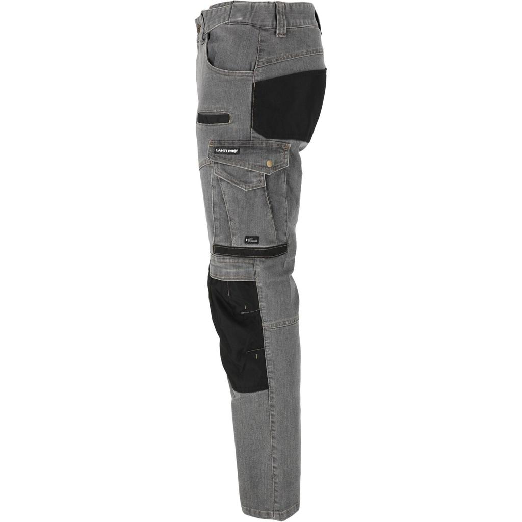 Gray Stretch Jeans With Reinforcement, "3Xl", Ce, Lahti