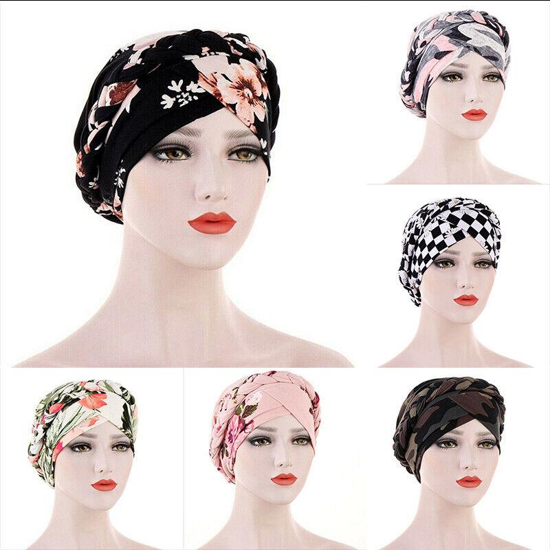 Women's Hat Chemo Cap Muslim Hair Loss Head Scarf Turban Head Wrap Covers