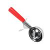 Practical Stainless Steel Fruit Ice Cream Scoop Spoon with Plastic Handle Kitchen Tool (5.2cm)