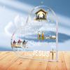 Acrylic Holy Night Nativity Scene Decorative Sign & Plaque | Perfect Desktop Ornament for Home and Office, Excellent Gift for Family or Friends 