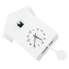Bird House Wall Clock Bird Voice Call Nordic Style Bird House Pendulum Wall Hanging Clock for
