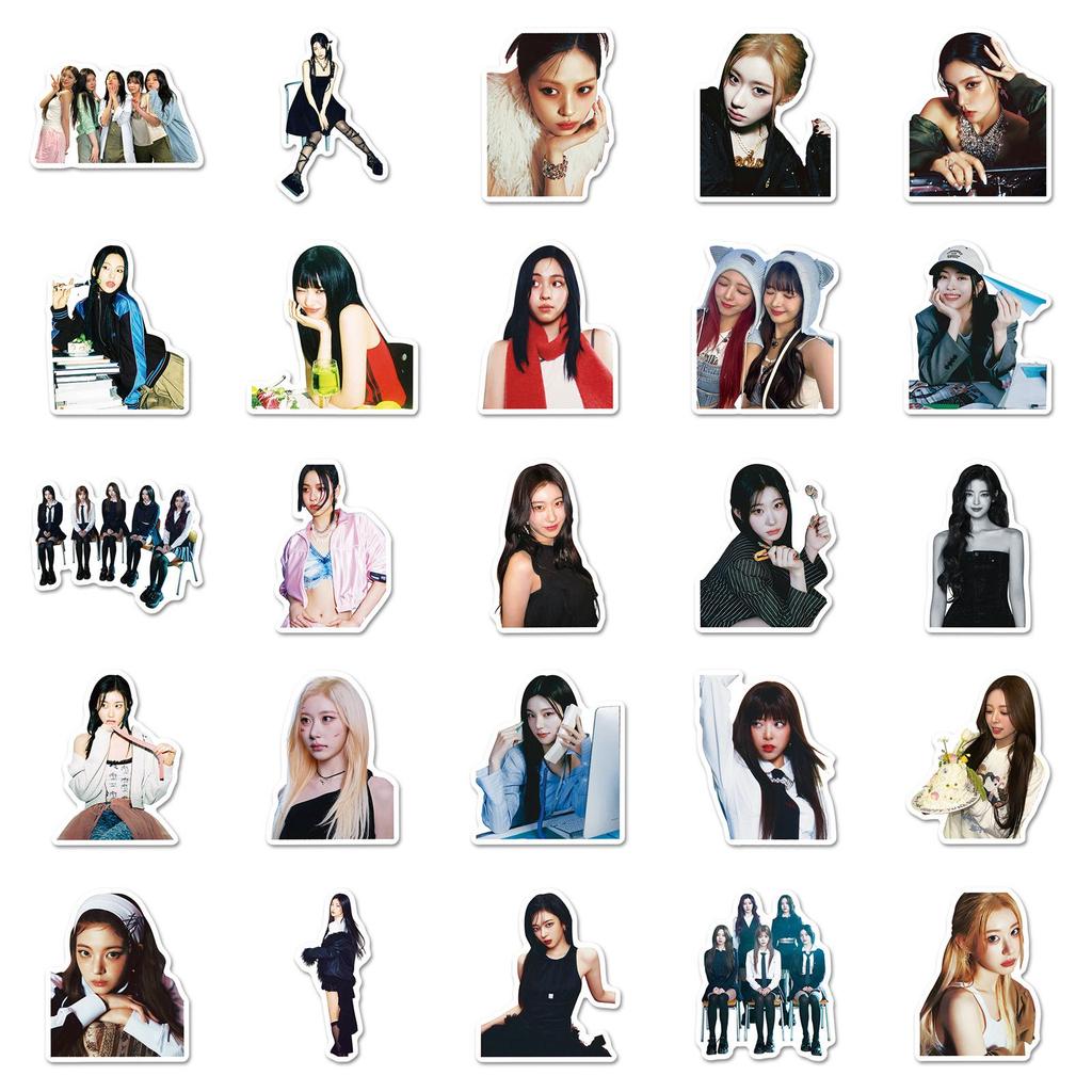 50 ITZY Stickers: Trendy Korean Idol Lia for DIY Planners & Laptops