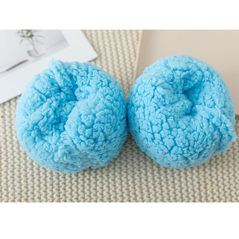 Chaussettes en laine de peau de mouton pour femmes Longueur mi-mollet Chaussettes de sol mignonnes pour l'automne et l'hiver Épaissies et chaudes Chaussettes de nuit ultra-épaisses pour usage domestique