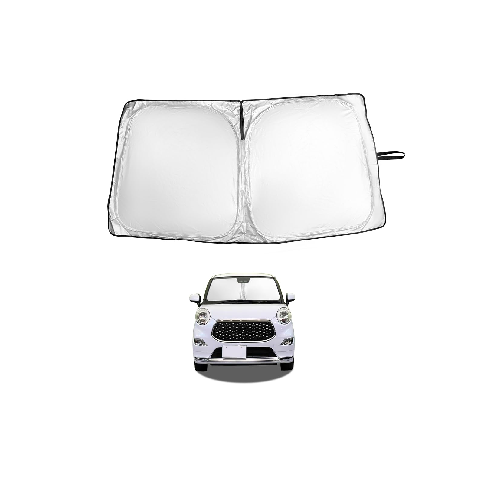 

SHAOHAO Improved Thickened Sunshade for Toyota Pixis Joy LA250A and LA260A Car Sun Protection for UV Easy Full UV Light Heat Pixis Joy Accessory