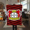 1Pc Bayer Leverkusen Print Flannel Blanket High Quality Warm Comfortable Cover for All Seasons Perfect for Gifts Home Decor