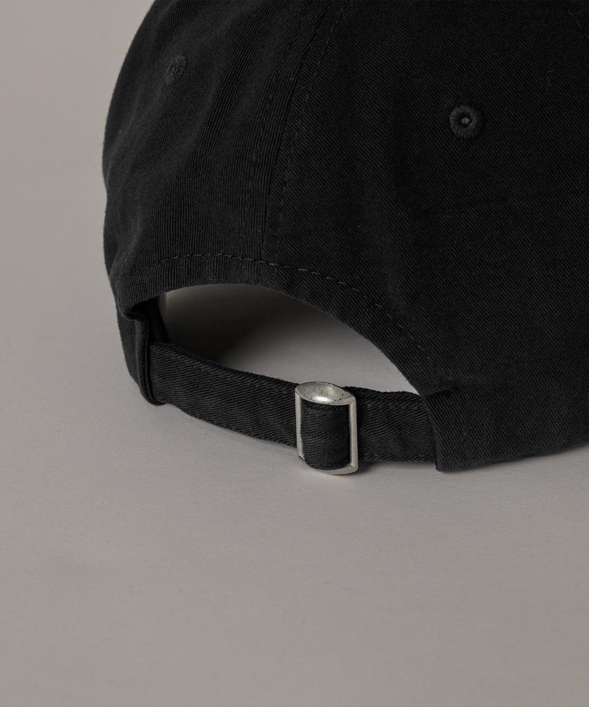 Kyuseu Washed Logo Ball Cap - Black/White