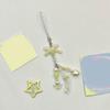 Unique Butterfly Beaded Mobile Phone Pendant Lanyard Embellishment Keychain Keyring Bag Accessory for Fashion Enthusiast