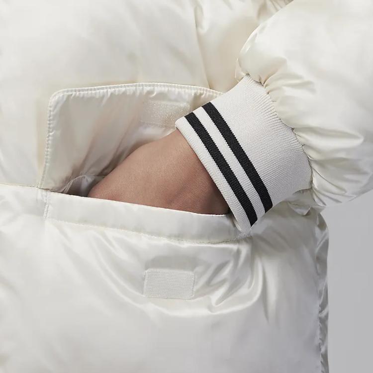 Hooded Casual Down Jacket Kids Outerwear White FV2746-133