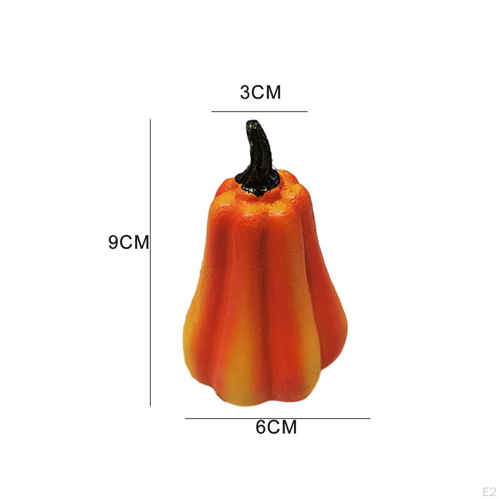 Artificial Pumpkin Resin Fall Centerpiece Halloween Table Decoration Adorable Decorative