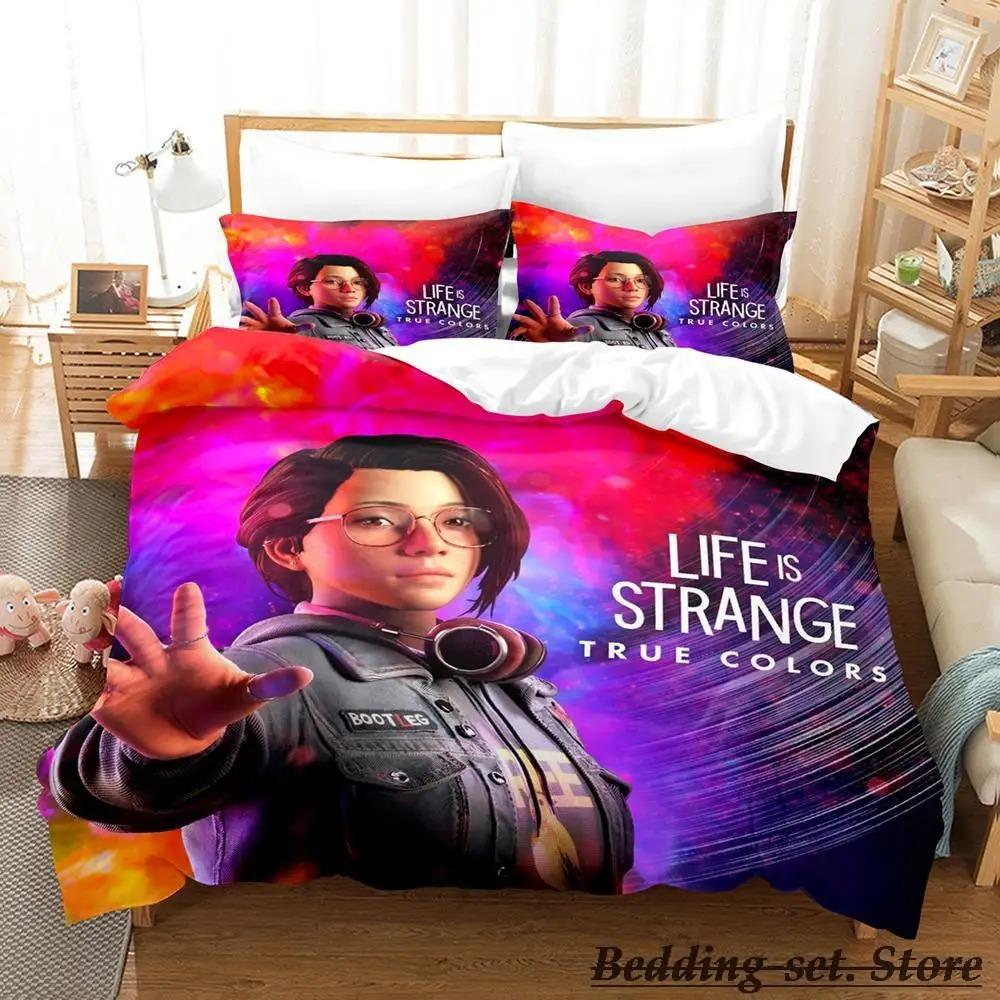 Life Is Strange True Colors Bedding Set Single Twin Full Queen King Size Bed Set Adult Kid Bedroom Duvetcover Sets Anime Game
