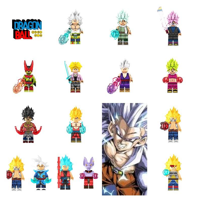 Kf6181a/kf6182a Dragon Ball Son Goku Vegeta Building Blocks Kids Toy Set