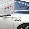 3D Car Stickers Universal Metal Stickers, Bat Shape Badge Car Stickers for Suzuki Samurai