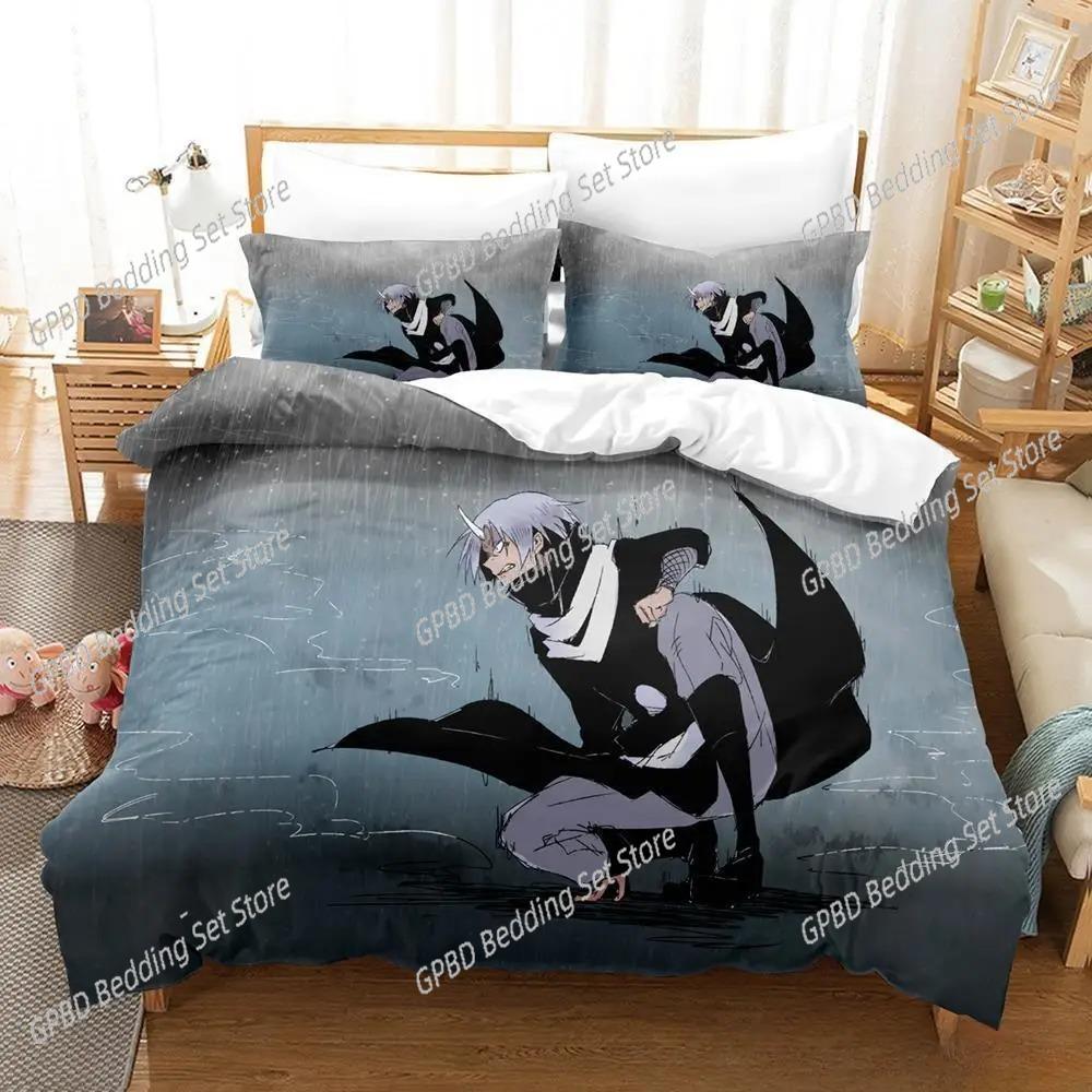 That time i got reincarnated as a slime 3D Bedding Set Duvet Cover Pillowcases Single Twin Full Queen Home Decor Quilt Boys Gift