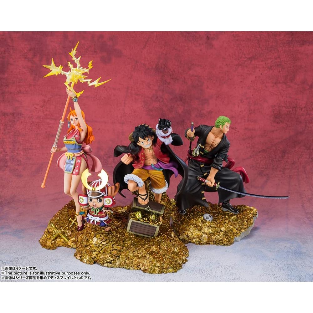Bandai DUSÍKY Figuarts ZERO ONE PIECE Nami - WT100 Vzpomínková figurka Eiichiro Oda Originální ilustrace 100 velkých pirátů - cca. 280mm ABS&PVC lak