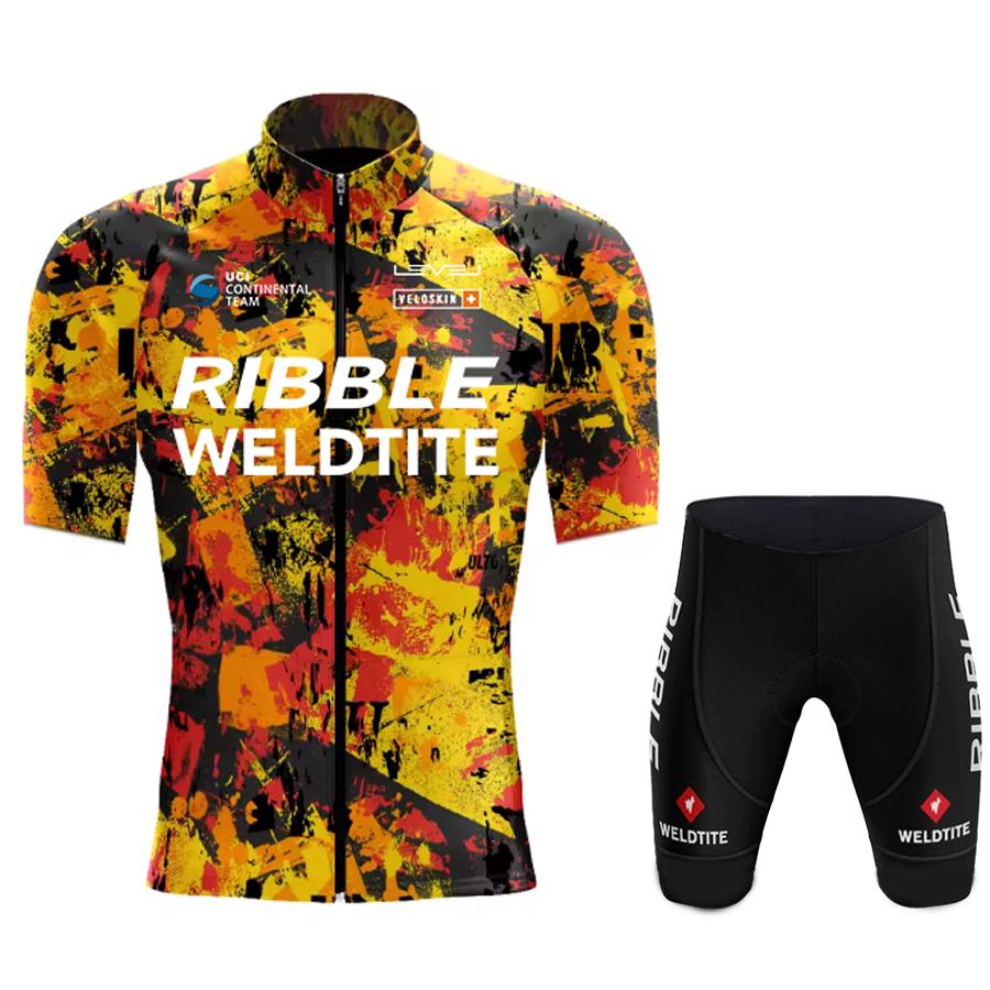 2026 New Graffiti Cycling Jersey Set Summer Cycling Clothing MTB Bike Clothes Uniform Maillot Ropa Ciclismo Man Cycling Bicycle Suit