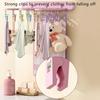 Sock Clips For Laundry Clothes Rack Laundry Hanger Foldable Wall Clothes Drying Hanger Space Saving Sock Clips And Windproof