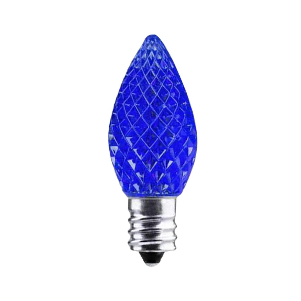 Lâmpada de Natal LED de Reposição, 0,8W, Adequada Para Cordões de Luzes de Exterior, Lâmpada de Natal Certificada de Grau Comercial, /2 Suporte de Vela.