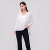 Women's Loose-Fit Yoga Long-Sleeve Tie-Back Top