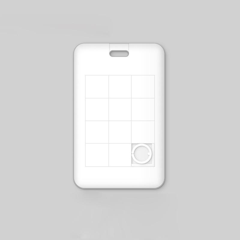 Cartoon-Colored ABS Plastic Slide-In Badge Holder for ID Cards