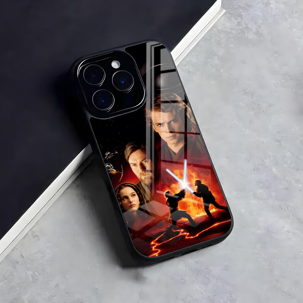 

Cool S-Star W-WarsE Phone Case For Iphone 17 Air 16 15 14 13 12 11 Pro Max Mini Fundas Shell PC+TPU Cover iPhone 15 Pro