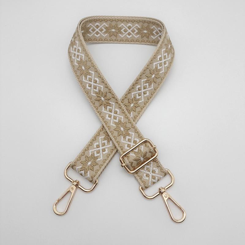 3.8cm Wide Diamond Jacquard Crossbody Strap for Bags and Backpacks.