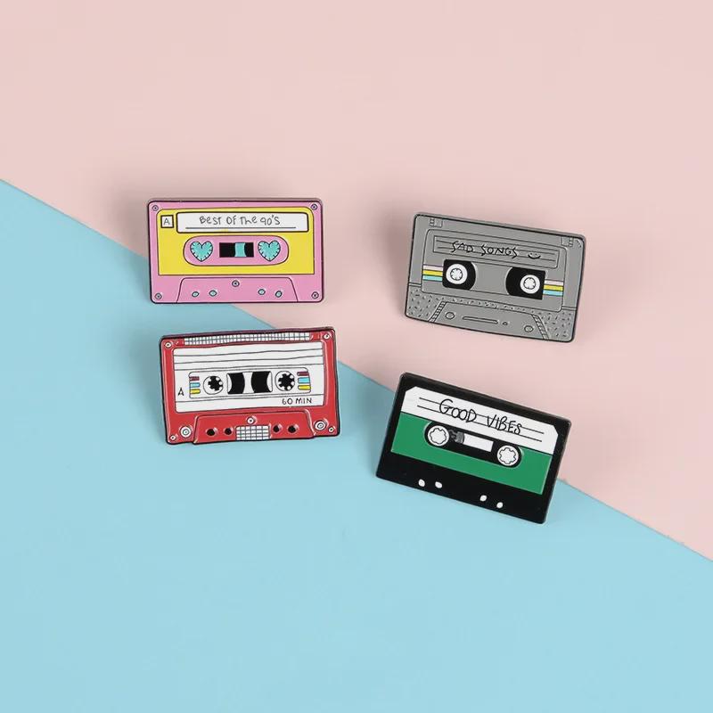 Creative Cartoon Alloy Badge: Oil Drop Tape Series Brooch