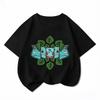 Printed Children's Pure Cotton T-shirt for Boys and Girls, Summer Comfortable and Breathable Children's T-shirt