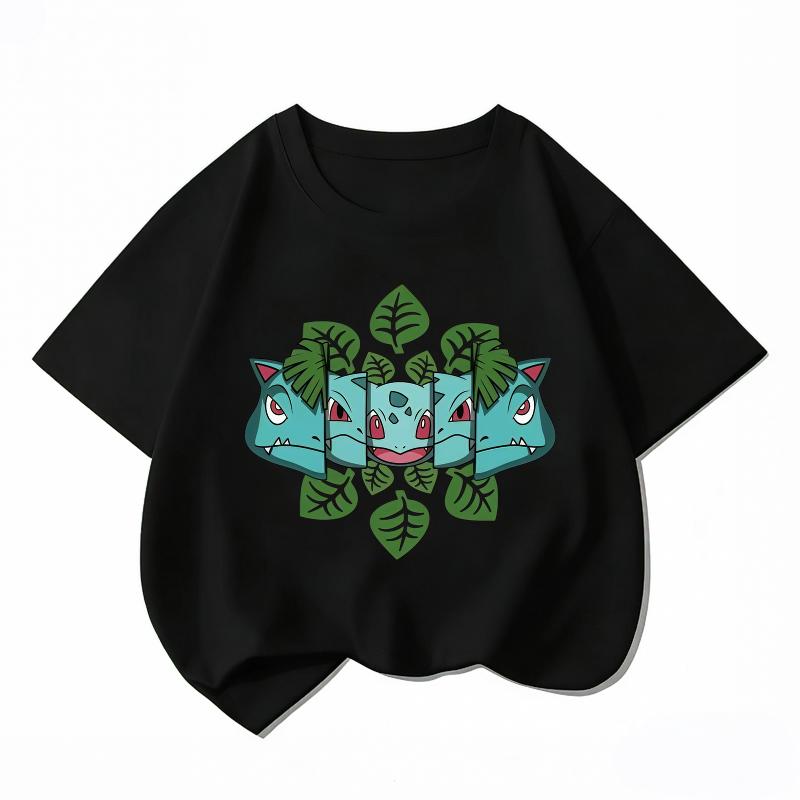 Printed Children's Pure Cotton T-shirt for Boys and Girls, Summer Comfortable and Breathable Children's T-shirt
