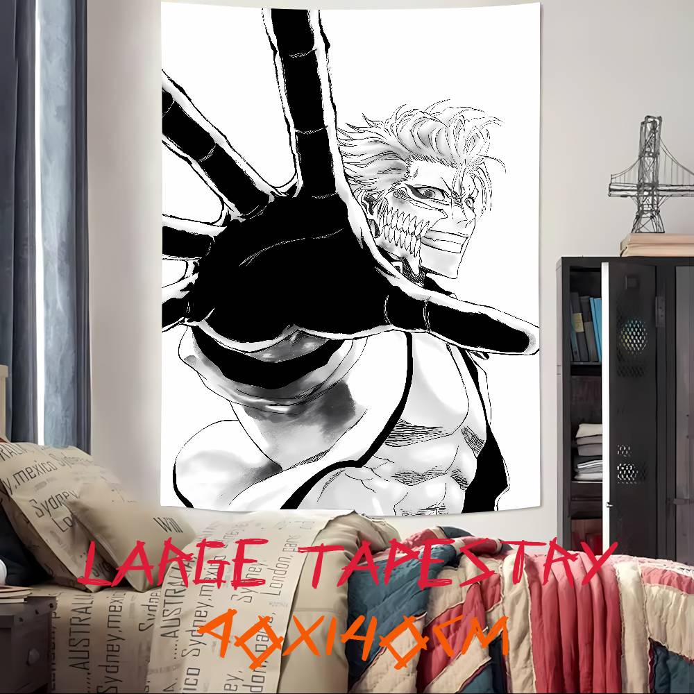 Fashion Cool Anime BBleachS Tapestry Decoration Bedroom Dormitory Background Cloth Holiday Home Party Living Room Club Tapestry