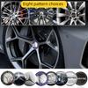Car Sticker 75mm Car Wheel Hub Emblem Sticker for Mercedes Benz W203 W204 W205 W209 W210 W211 W212 W176 W166 W163 W221 Auto Rim