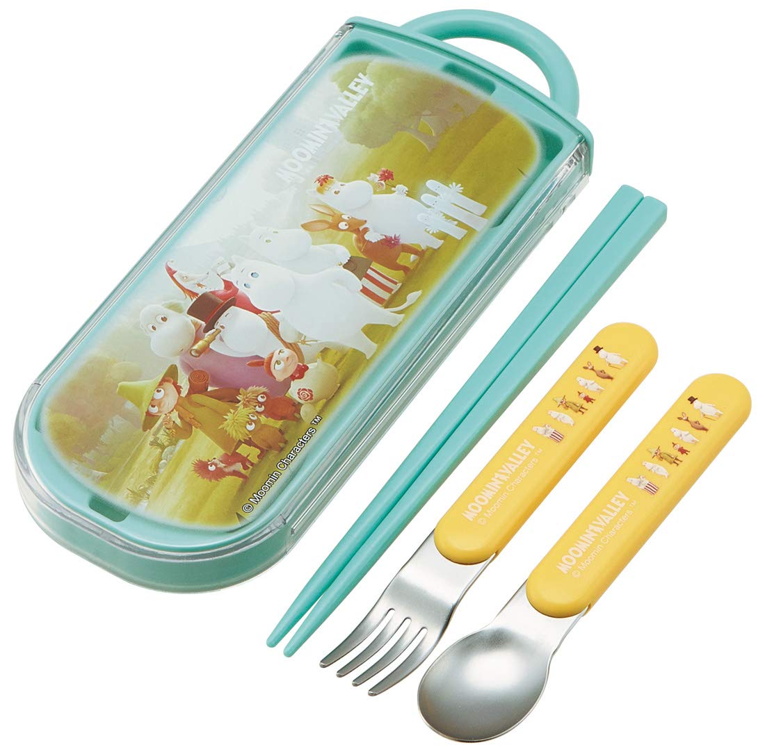 

Skater Bento Chopsticks Trio Set Moomin Children s (Chopsticks, Spoon, Fork, Animation, 16.5cm, TACC2)