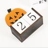 Pumpkin Ghost Castle Halloween Advent Calendar Spooky Wooden  Calendar Ornaments  Haunted House