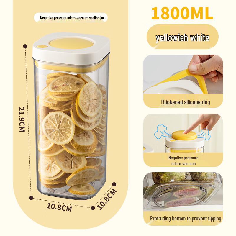 Deou Starlight Press Vacuum Seal Food Storage Canister
