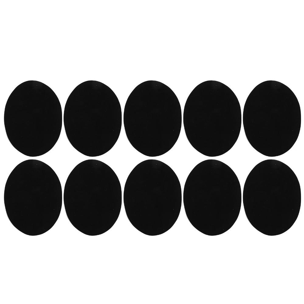 10pcs Oval Shape Elbow Repair Patches Iron-On Fabric Repair Patches DIY Crafts