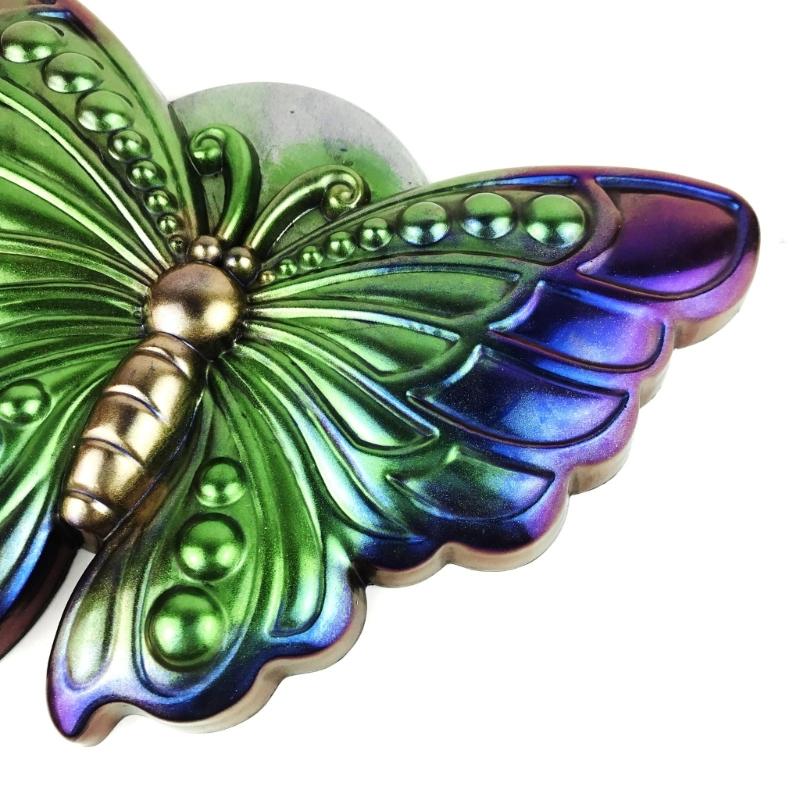 Semi-stereoscopic Butterfly-shape Wall Ornaments Drop Glue Mold Diy Wall Pendant Desktop Decoration Epoxy Silicone Mold