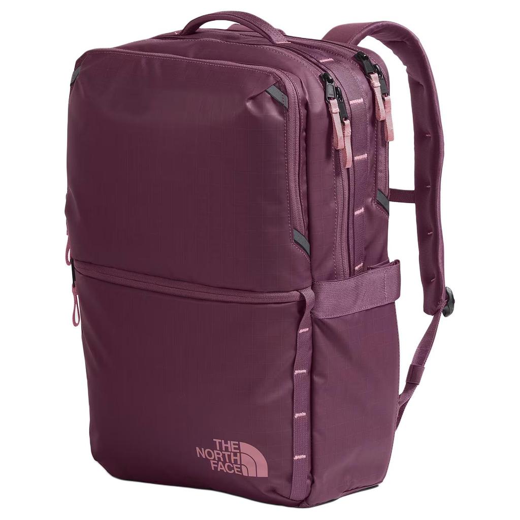 The North Face 26L Base Camp Voyager Solid Color Simple Large Capacity Zipper Outdoor Bag Women bags Purple Red NF0A81DM4VO-HERO