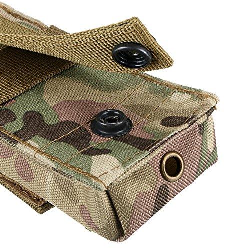 Tactical Military Belt Pouch, Small Light Holder, Flashlight Holder, Dump Pouch, Flashlight Case (Meisai)