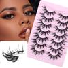 7 Pairs Of False Eyelashes, Thick, Exaggerated Curling, Simulated Eyelashes, Grafted Eyelashes