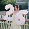 White Number 0-9 Balloons 32 Inch Birthday Party Decorations  Celebrating Birthdays