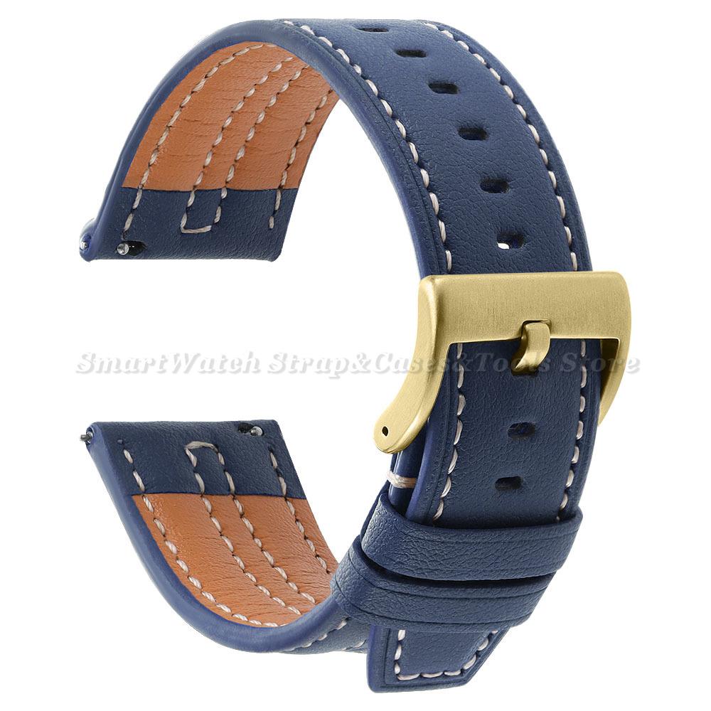 20mm 22mm Retro Watch Band Women Men Wristband Quick Release Universal Replacement Strap for Samsung Galaxy Watch 7 40mm / 44mm
