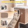 3-Tier Indoor Cat Barrel, Semi-Enclosed Cat Cave with Scratching Surfaces All Around, 2 Cat Caves
