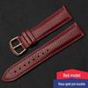 Lychee Pattern Genuine Leather Watch Strap - Soft, Breathable, Quick Release, Double-Sided Cowhide for Men & Women