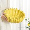 Banana Shaped Ceramic Fruit Bowl Table Plates Kitchen Dishes Tableware Luxury Serving Plates For Salad Snacks Home Decoration