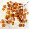 Painted Oil Artificial Leaves Wedding Props Decorate Realistic Foliage