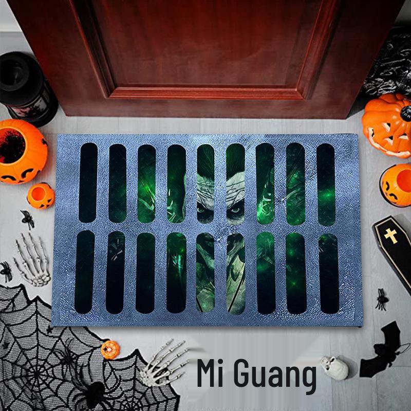 Decorative Clown-Themed Dirt-Resistant Door Mat for Entryway or Living Room