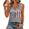 Women V Neck Casual Short Sleeve T Shirt Top with Letter Print and Graphic Design Comfortable Loose Fit Pullover Blouse for Daily Wear