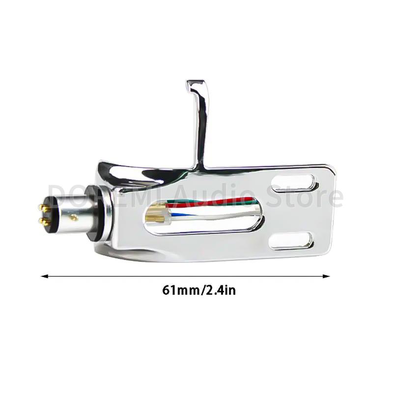 1Pcs LP Vinyl Record Player Phonograph Headshell Universal Turntable Phono Moving Magnetic Cartridge Stylus Holder Connect Kit