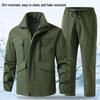 Men's Breathable Tactical Workwear Set - Wear-Resistant Jacket for Spring & Autumn Outdoor Mountaineering and Sports.