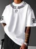 Summer Street Style New Trend High-Quality 100% Pure Cotton Men's T-Shirt